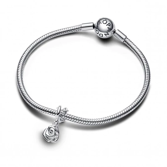 Pandora  - Virágzó rózsa függő charm - 793213C00