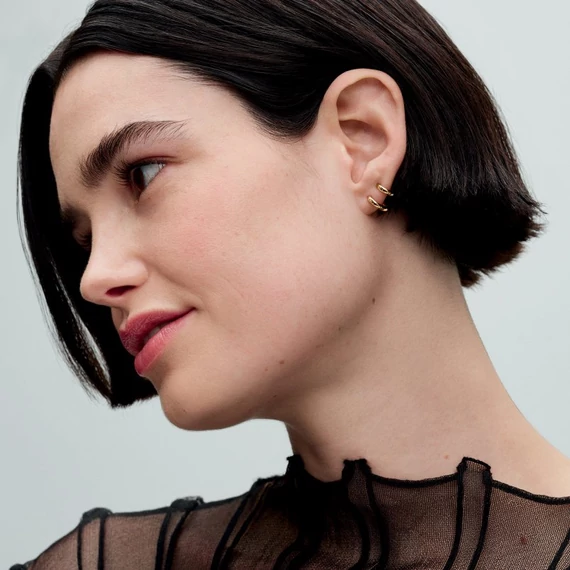 Pandora  - Dupla kis karika-fülbevaló - 263280C00