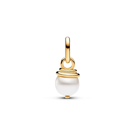 Pandora  - ME kígyó gyöngyházfényű mini függő charm - 763375C01