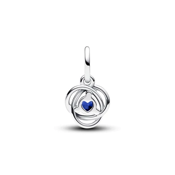 Pandora  - Kék örökkévalóság kör függő charm - 793125C09
