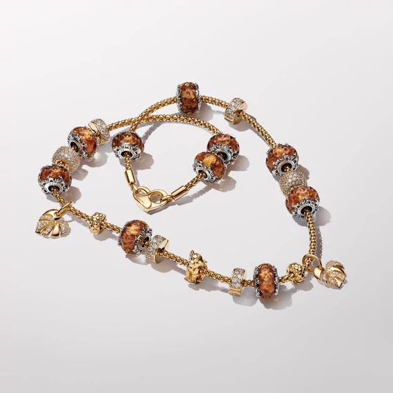Pandora  - Disney Az oroszlánkirály muranói üveg charm - 793252C00