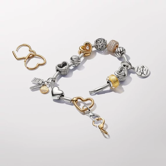Pandora  - Aranyszínű mini muranói üveg charm - 793353C00