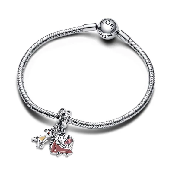 Pandora  - Disney Az oroszlánkirály Timon és Pumbaa megosztható függő charm - 793357C01