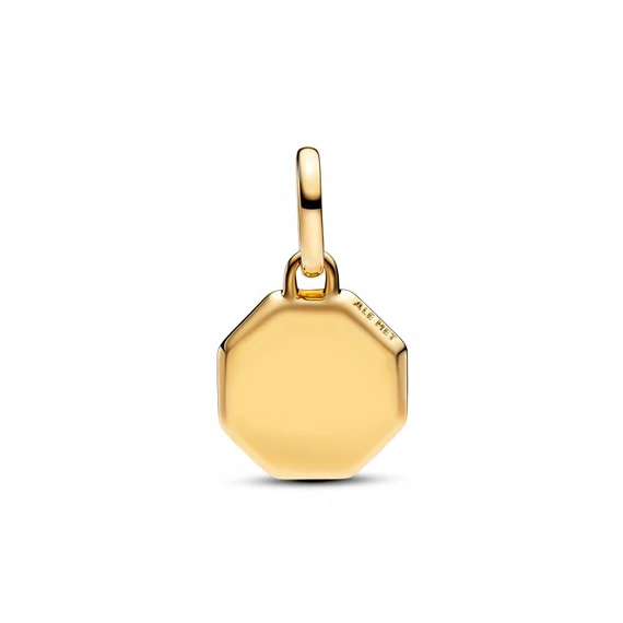 Pandora  - Kék gravírozható mini medál charm - 763388C01