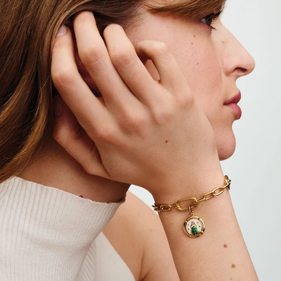 Pandora  - Skarabeusz bogár medál charm - 763413C01