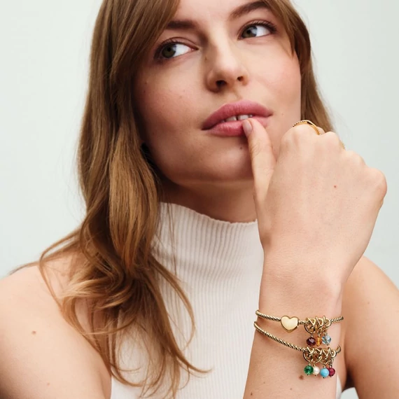 Pandora  - Fazettált áttetsző örökkévalóság kör függő charm - 763462C04