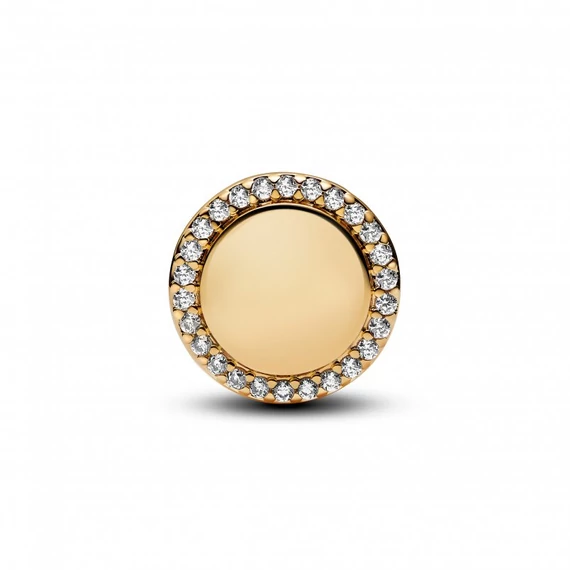 Pandora  - Shine gravírozható szikrázó gomb charm - 768747C01