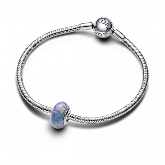 Pandora  - Opálfényű bíbor charm - 791691C05