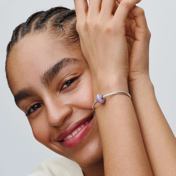 Pandora  - Opálfényű bíbor charm - 791691C05