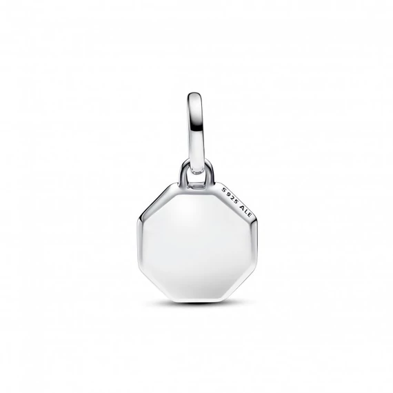 Pandora  - Türkiz gravírozható mini medál charm - 793388C01