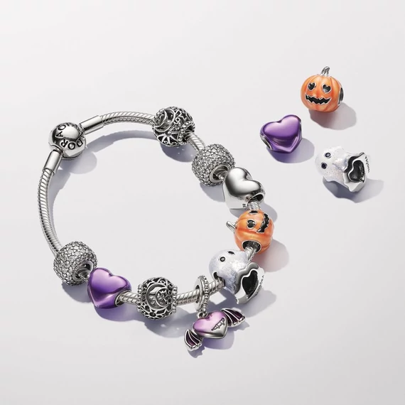 Pandora  - Foszforeszkáló Boo szellem charm - 793404C01