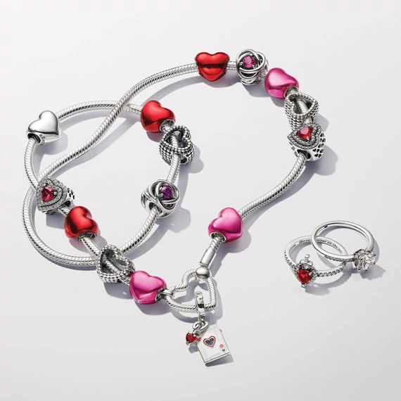 Pandora  - Disney Gonosz karakterek Szívek királynője dupla függő charm - 793420C01