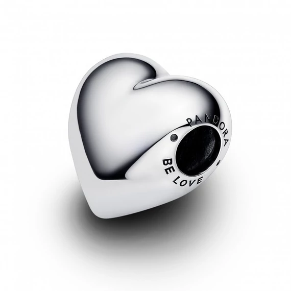 Pandora  - Légy szeretet nagy méretű gravírozható szív charm - 793440C00
