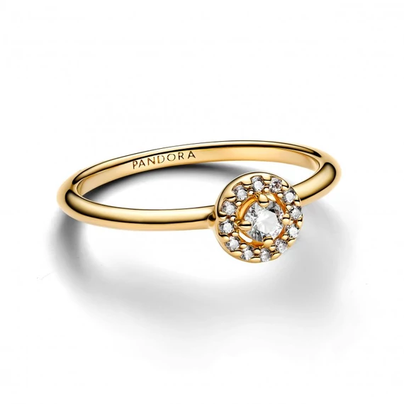 Pandora  - Kerek pavé glória gyűrű - 163554C01-56