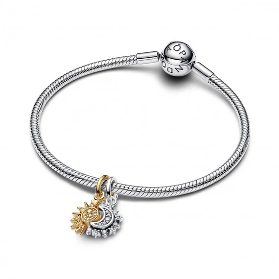 Pandora  - Szétválasztható nap és hold függő charm - 763585C01