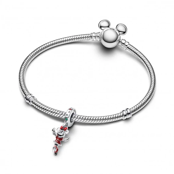 Pandora  - Disney korcsolyázó Minnie egér függő charm - 793530C01