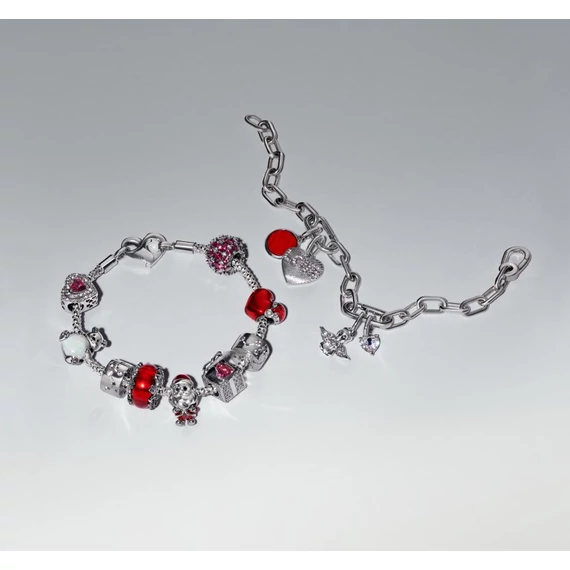 Pandora  - Karácsonyi varázslat muranói üveg charm - 793597C00