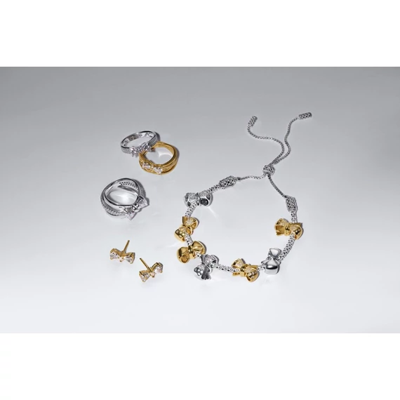 Pandora  - Szikrázó masni charm - 763442C01