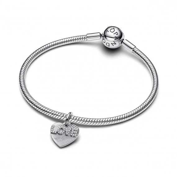 Pandora  - Gravírozható szerető szív függő charm - 793604C01