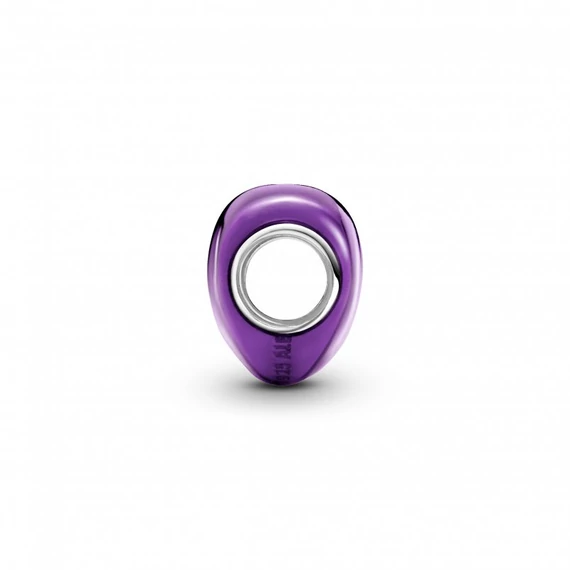 Pandora  - Metál hatású lila szív charm - 793337C01