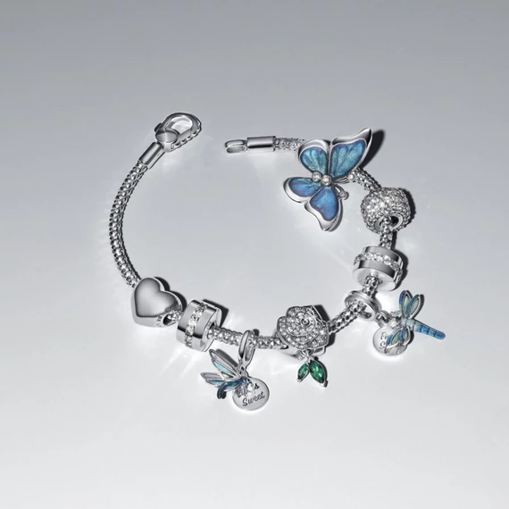 Pandora  - Szitakötő dupla függő charm - 793745C01
