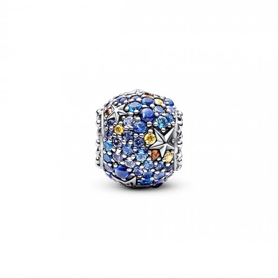 Pandora  - Merkúr bolygó és csillagok csillogó charm - 792436C01