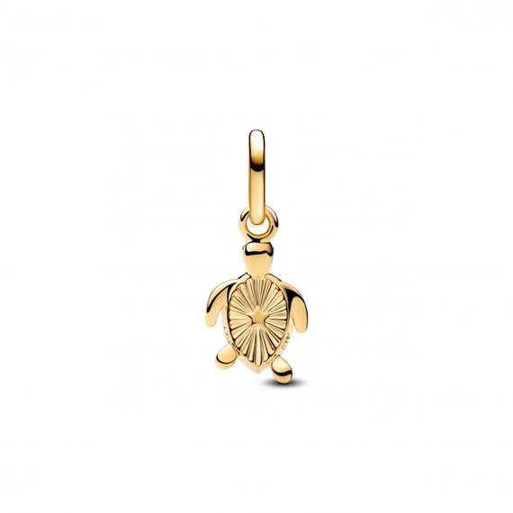 Pandora  - Zöld teknős mini függő charm - 763823C01
