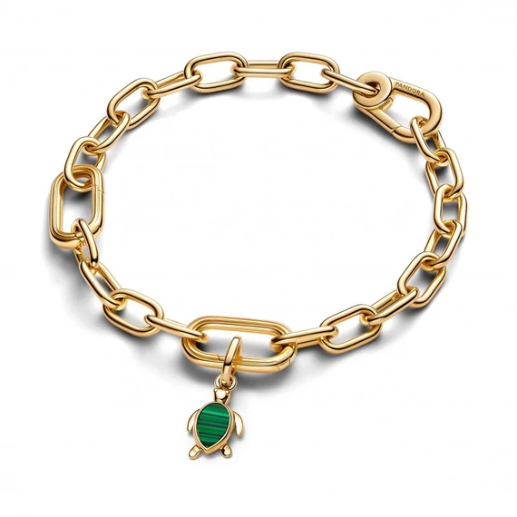 Pandora  - Zöld teknős mini függő charm - 763823C01