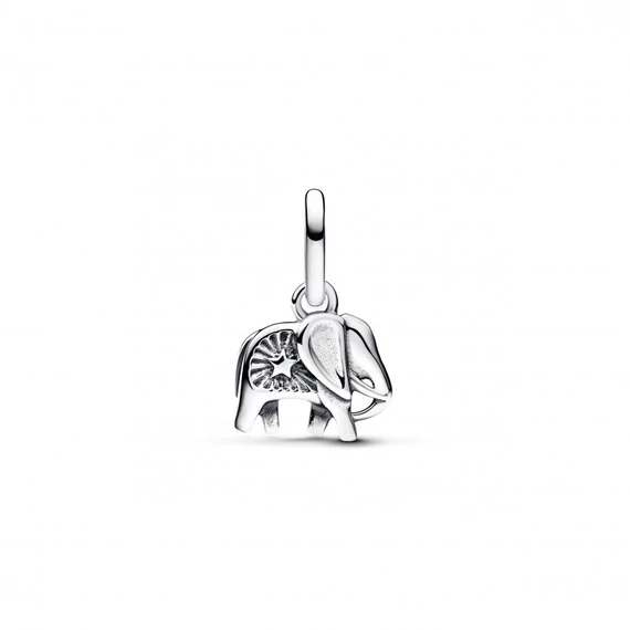 Pandora  - Türkizszínű elefánt mini függő charm - 793858C01