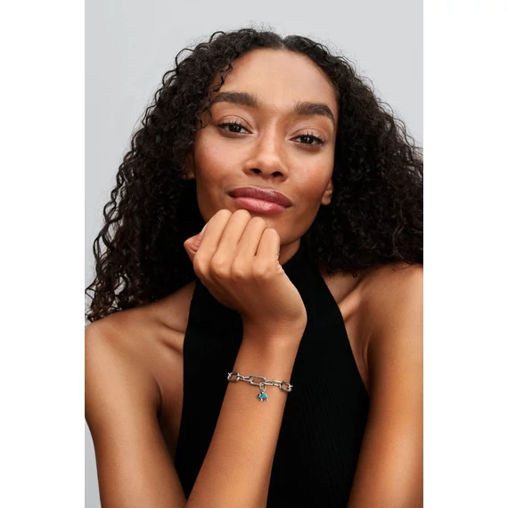 Pandora  - Türkizszínű elefánt mini függő charm - 793858C01