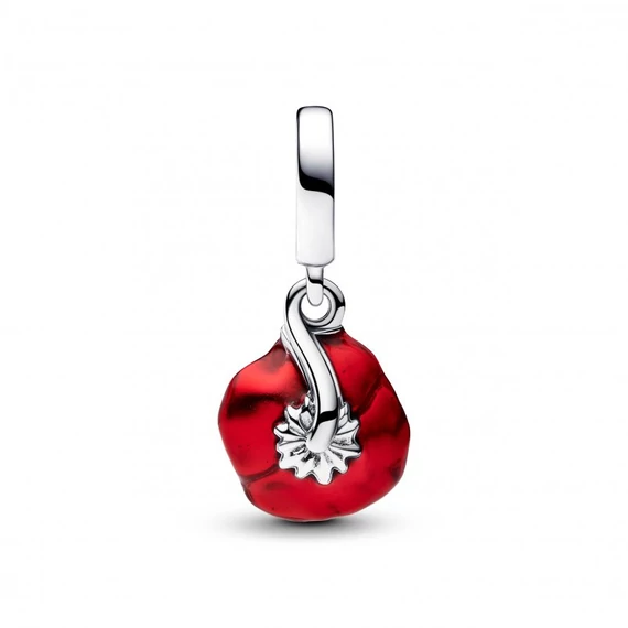 Pandora  - Vörös virág függő charm - 793917C01