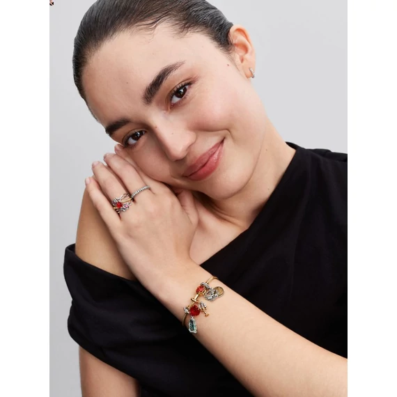 Pandora  - Disney Szépség és a Szörnyeteg bűvös rózsa gyűrű - 163984C01-50