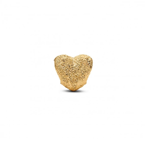 Pandora  - Texturált szív mini charm - 764000C00
