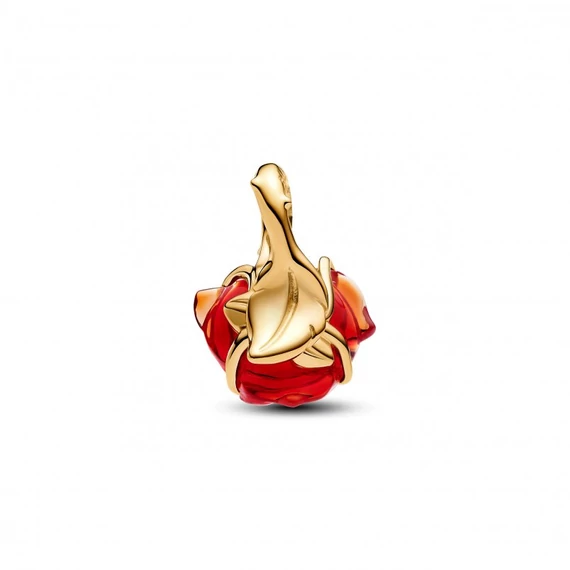 Pandora  - Disney Szépség és a szörnyeteg elvarázsolt rózsa shine charm - 764018C01
