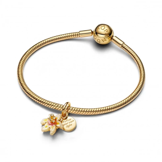 Pandora  -  Disney Aranyhaj és a nagy gubanc aranyvirág foszforeszkáló charm - 764020C01