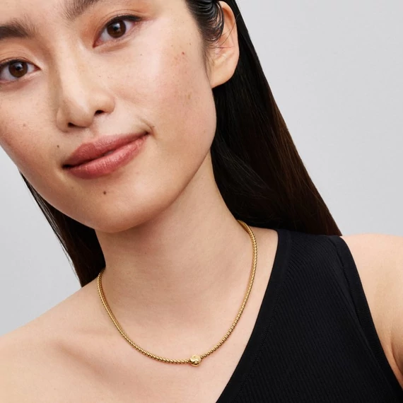 Pandora  - Texturált jin és jang mini charm - 764045C00