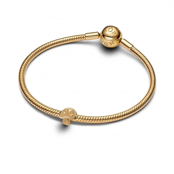 Pandora  - Texturált gomba mini charm - 764048C00