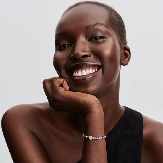 Pandora  - Texturált mancs mini charm - 794043C00