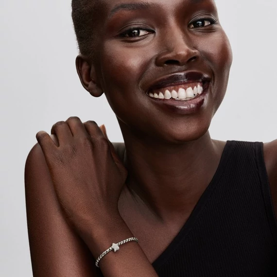 Pandora  - Texturált csillag mini charm - 794050C00