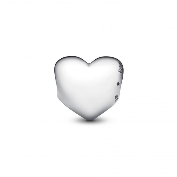Pandora  - Tengerkék köves gravírozható szív charm - 794161C03