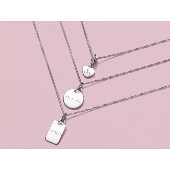 Pandora  - Gravírozható kerek medál - 398610C00