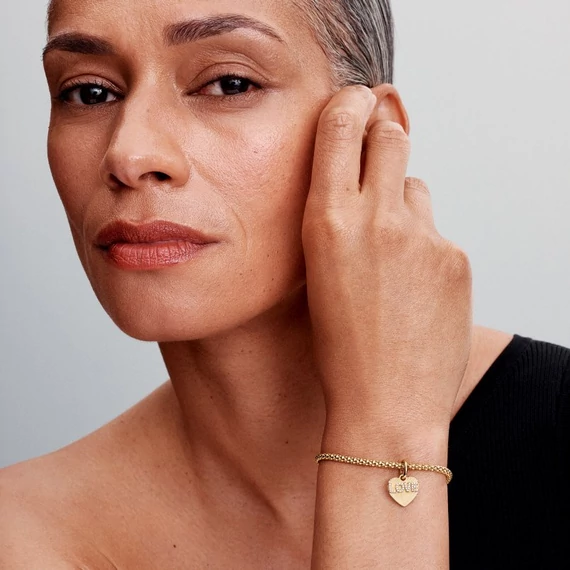 Pandora  - Gravírozható szerető szív függő charm - 763604C01