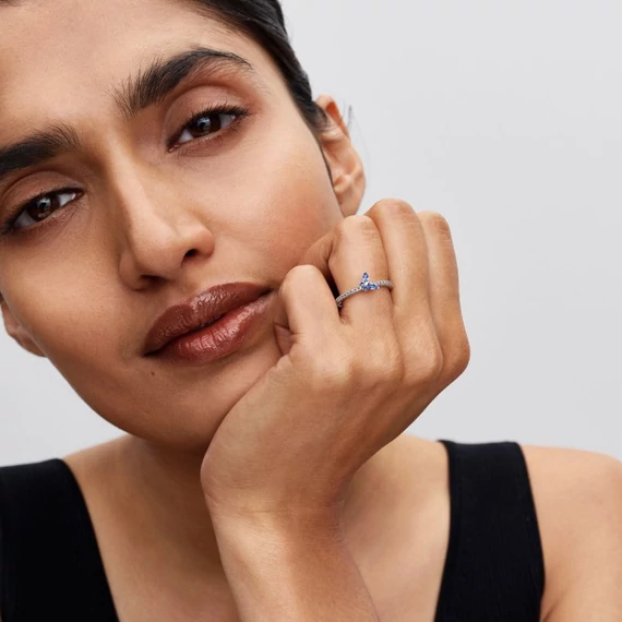 Pandora  - Szikrázó pillangó gyűrű - 194269C01-58