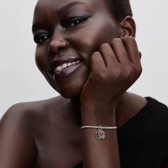 Pandora  - Ünnepi koszorú dupla függő charm - 794238C01