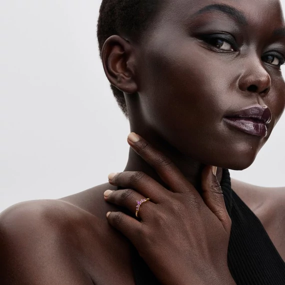 Pandora  - Disney Jégvarázs Anna királynő tiara gyűrű - 164135C01-56