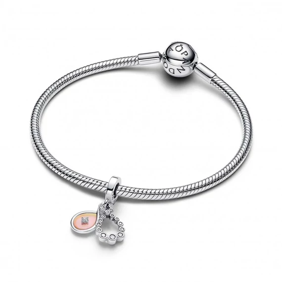 Pandora  - Opálfényű végtelenjel dupla függő charm - 794251C01