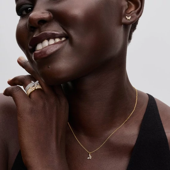 Pandora  - Pillangó medálos nyaklánc - 364267C01-45