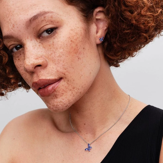 Pandora  - Pillangó medálos nyaklánc - 394232C01-45