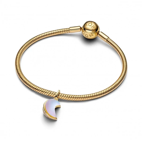 Pandora  - Szikrázó sarlóhold függő charm - 764275C01