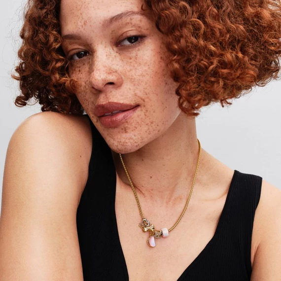 Pandora  - Szikrázó sarlóhold függő charm - 764275C01